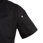 Chef Works Springfield Zipper Herren Kochjacke Schwarz L – Bild 2
