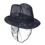 Trilby Hut mit Haarnetz dunkelblau Größe S – Bild 5