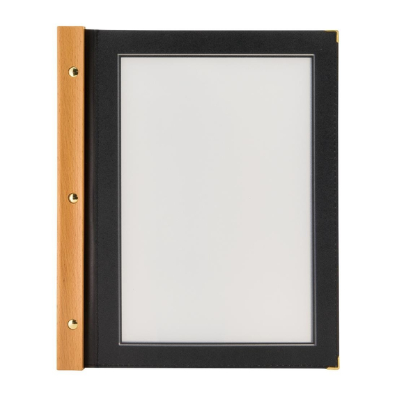 download_0ncv-yw.jpg Securit Menümappe mit Holzrücken schwarz A4 – Bild 1