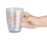 Olympia Kristallon Polycarbonat Becher Gekörnt Transparent 275ml (6 Stück) – Bild 4