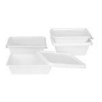 Fiesta Kompostierbare Bagasse Lebensmittelschalen 650ml (100 Stück) – Bild 4