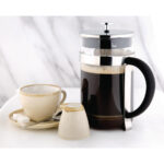 Olympia French Press Edelstahl und Glas 1,5L – Bild 3