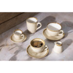 Olympia Kiln Untertassen Sandstein 14cm (6 Stück) – Bild 6