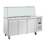 Polar U-Serie Premium Dreitürige Saladette Thekenkühlschrank Polar U-Serie – Bild 4