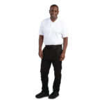 Whites Unisex Kellnerschürze mit Tasche schwarz – Bild 4