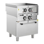 Buffalo 600 Serie freistehende elektrische Grillplatte mit Umluftofen