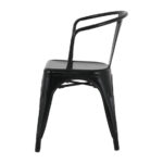 Bolero Bistro Curve Stühle Schwarz (4 Stück) – Bild 8