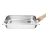 Vogue GN-Behälter Edelstahl 10cm GN1/1 gelocht – Bild 4