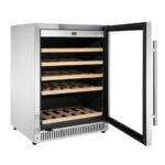 Polar G-Serie Weinkühlschrank aus Edelstahl 47 Flaschen – Bild 2