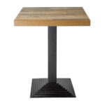 Bolero quadratische Tischplatte Urban Dark 70cm – Bild 4