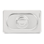 Vogue Strapazierfähiger Deckel für GN-Behälter 1/9 Edelstahl – Bild 4