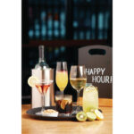 Olympia Chime Champagnergläser Kristall 22,5cl (6 Stück) – Bild 4