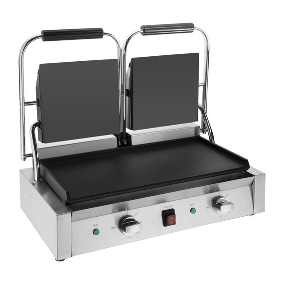 download_14lx-we.jpg Buffalo Bistro doppelter Kontaktgrill glatt/glatt – Bild 1