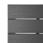 Bolero Valletta Grau Geschlitzter Outdoor Tisch 780mm – Bild 5