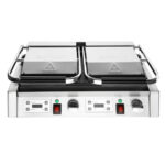 Buffalo Doppel-Kontaktgrill Flache Basis Geriffelte Oberplatte – Bild 5