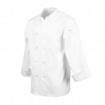 Chef Works Unisex Le Mans Chefs Jacke Weiß S – Bild 3