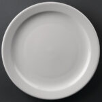 Olympia Athena runde Teller mit schmalem Rand 25,4cm (12 Stück) – Bild 5