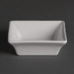 Olympia Whiteware quadratische Amuseschälchen 7,5cm (12 Stück) – Bild 2
