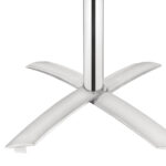 Bolero quadratischer klappbarer Tisch Eschenholz 1 Bein 60cm – Bild 5
