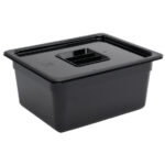 Vogue GN-Behälter GN1/2 schwarz 150mm – Bild 3