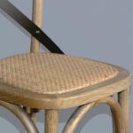 Bolero Barhocker aus Holz mit Rückenlehne – Bild 6
