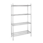 Vogue 4 Reihen Drahtregal Kit 915x460mm – Bild 2