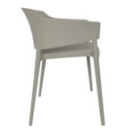 Bolero Lorenzo Cafe Stühle Medium Grau (2 Stück) – Bild 3