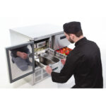 Polar Serie G Kühltisch 1-türig mit 2 Schubladen 240L – Bild 10