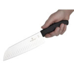 Victorinox Fibrox Santokumesser mit Kullen 17cm – Bild 5