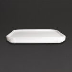 Olympia Kristallon Polypropylen Fast Food Tablett Weiß Groß 450mm – Bild 4