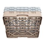 Cambro Gläserspülkorb beige mit 25 Fächern max Glashöhe 13,3cm – Bild 5