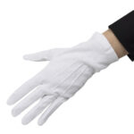 Herren Servierhandschuhe weiß L – Bild 8