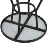 Bolero Marston runder Outdoor Tisch Schwarz 700mm – Bild 5
