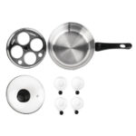Vogue Eier-Pochierer Aluminium 20cm – Bild 3