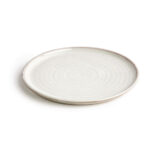 Olympia Canvas runder Teller mit schmalem Rand weiß 26,5cm (6 Stück) – Bild 2