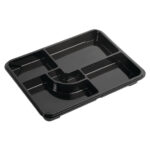 Recycelbare Bento-Boxen von Faerch nur Basis 263 x 201 mm (90 Stück)