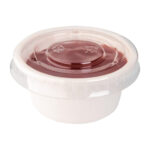 Fiesta Becherdeckel aus recycelbarem PET-Bagasse, transparent (1000 Stück) – Bild 3
