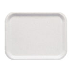 Roltex Nordic Serviertablett weiß gefleckt 36 x 28cm
