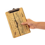 Olympia Speisekarte Klemmbrett Holzoptik A4 – Bild 4