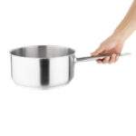 Vogue Edelstahl Stieltopf 5 Liter 24cm – Bild 2