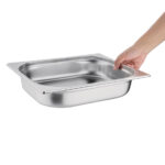 Vogue GN-Behälter Edelstahl 6,5cm GN1/2 – Bild 5