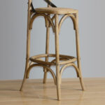 Bolero Barhocker aus Holz mit Rückenlehne – Bild 5
