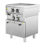 Buffalo 600 Serie freistehende elektrische Grillplatte mit Umluftofen – Bild 3