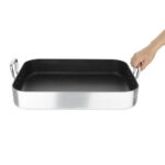 Vogue Non-Stick Bräter Aluminium 45x35x8cm – Bild 2