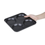 Vogue antihaftbeschichtete Yorkshire-Pudding-Formen 4 Formen – Bild 4