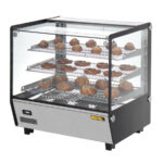 Buffalo Quadratische Tischplatte Beheizte Auslagevitrine 120Ltr – Bild 3