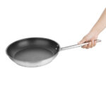 Vogue Antihaft-Teflon-Edelstahl Platinum Plus Bratpfanne 280 mm – Bild 5