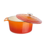 Vogue runder Schmortopf orange groß – Bild 3