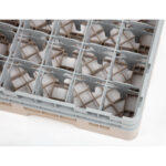 Cambro Gläserspülkorb beige mit 25 Fächern max Glashöhe 13,3cm – Bild 3