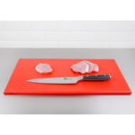 Hygiplas standard Schneidebrett mit hoher Dichte rot – Bild 4